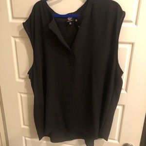 Like new Bobeau black sleeveless top 3x